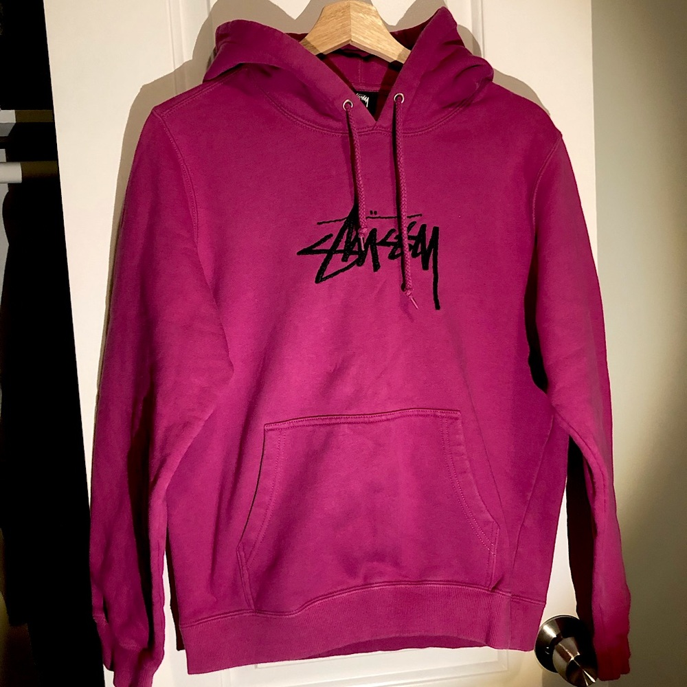 Hot pink hoodie